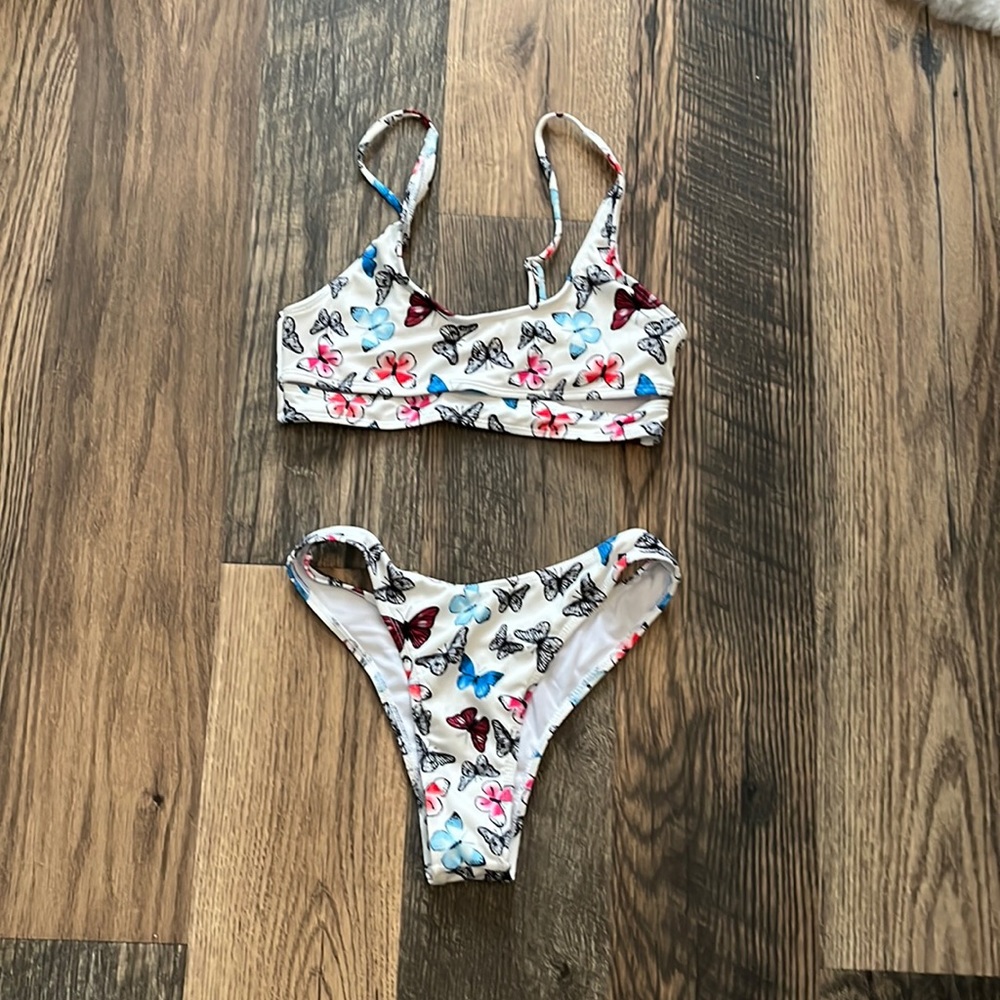 Romwe Butterfly Bikini